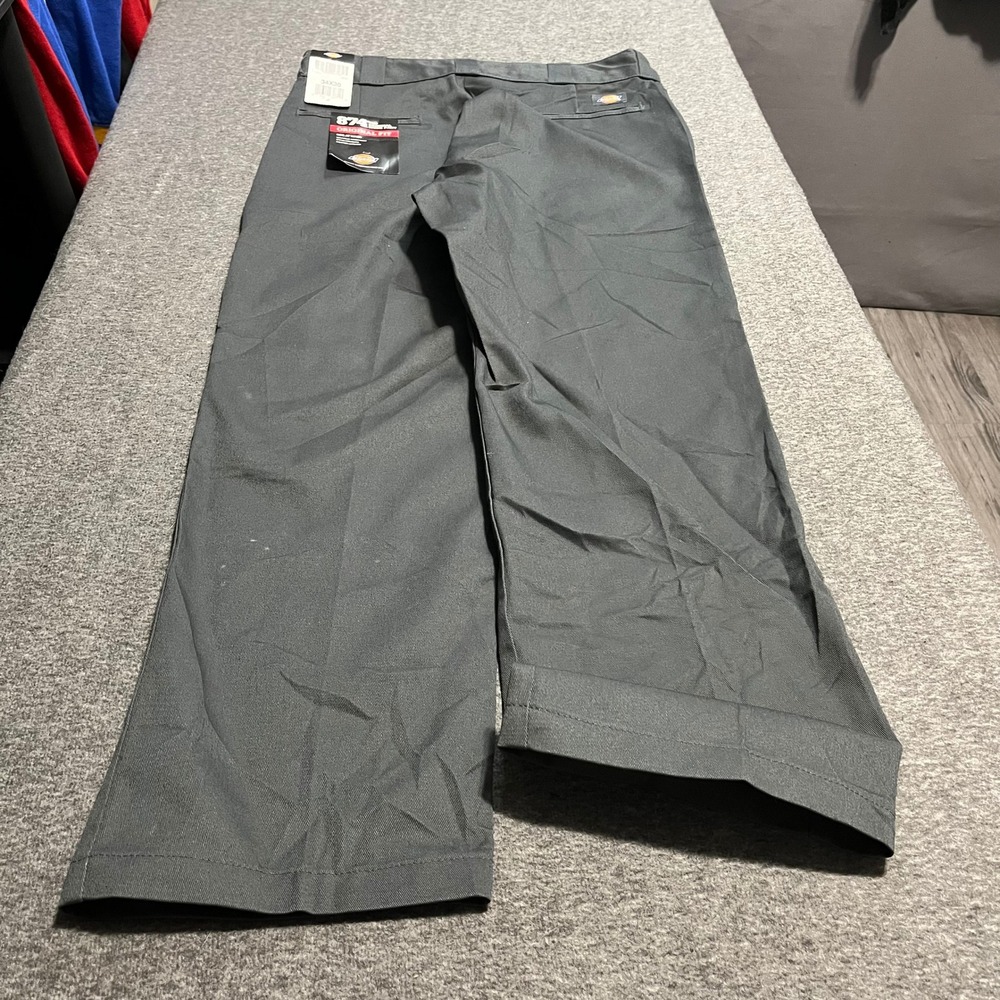 Dickies 874 Original Fit Work Pants Charcoal Gray 34x30 NWT W24191F